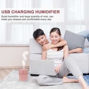 Nouvel humidificateur d'air mini 220 ml, diffuseur d'huiles essentielles USB, humidificateur pour la maison, la voiture, le bureau, avec lampe de nuit LED, rafraîchisseur d'air - Product Image 5