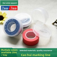 Ruban de marquage 9-Cao Hui, outils de couture, ruban adhésif en papier détachable à la main pour la création de motifs 3D, positionnement de mannequins, ruban de masquage coloré