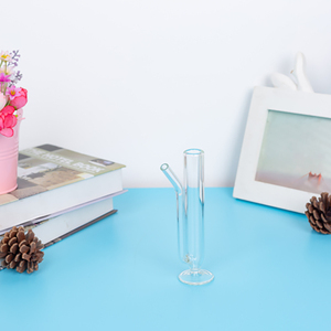Personnalisé Livré avec une tasse de paille intégrée double tube <span class=keywords><strong>mini</strong></span> tasse à pied bas - Product Image 5