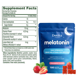 Gomitas para Dormir con Melatonina, Fabricante de Suplementos de Marca Privada OEM, Relajación Nocturna, Apoyo para un Sueño Profundo, Venta al Por Mayor - Product Image 2