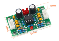 Module de préamplificateur audio stéréo XH-A902 NE5532 avec gain de tension 5X et réglage de tonalité, double op-amp pour amplificateur de puissance DIY