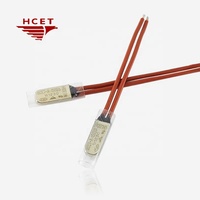 Interruptor de protección térmica HCET TB05 5A 75c, interruptor térmico bimetálico normalmente cerrado, interruptor de Control de temperatura con caja de Metal en Stock
