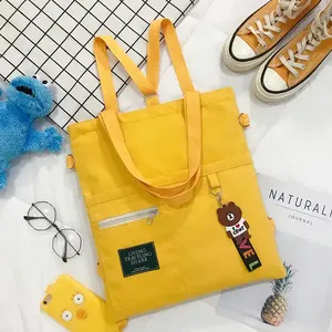 Cô gái trường Tote túi công suất lớn vải Vai Túi Ins cuốn sách thời trang túi xách cho lớp Ba lô - Product Image 5