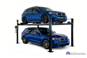 Elevador Hidráulico Portátil de 4 Postes para Autos, Equipo de Estacionamiento para Garaje Doméstico, para Reparación de Autos en Taller - Product Image 5