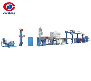 JIACHENG Chemical Foaming Cable Extrusion Line, Communication Date Coaxial Cable Extruder Machine Production Line