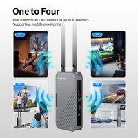 Récepteur HDMI sans fil avec double sortie HDMI, portée longue distance 500m, transmission vidéo 4K 30Hz pour DSLR, ordinateur portable, boîtier TV, PS4
