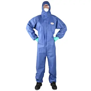 Chemical 5/6 Custom Paint Protect Overall For Painter Type 5/6 White Womens Water Proof Disposable Protective Coverall
