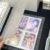 Transparentes Kristall-Wellpappen-Karten buch A5 Loseblatt-Vier-Palast-Dreizoll-Liebesbohnen-Sternfolger-Kartenalbum-Aufbewahrung sbuch