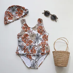 iBaifei Custom Pattern Summer Swimsuit for Newborn Baby Girls and Kids Toddler Swim Outwear with Infants' Swimwear