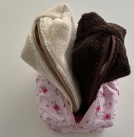 Pochette zippée personnalisée pour articles de toilette et de voyage, organiseur de cosmétiques pour femmes, sac à maquillage uni, vente en gros