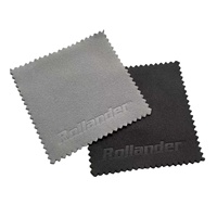 Chiffon de nettoyage en microfibre épaisse carré classique haut de gamme personnalisé avec logo pour lunettes de soleil et de vue, emballage rigide