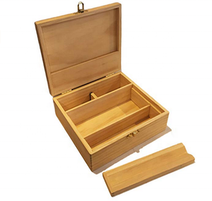 Stash Hộp Với Khóa Khóa Stash Hộp-Màu Nâu Sẫm Rời Rạc Bằng Gỗ Hộp - Product Image 3