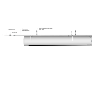 Solution de purificateur d'air, salle de nettoyage automatique, système de ventilation ventilation, conduit de <span class=keywords><strong>tissu</strong></span> - Product Image 4
