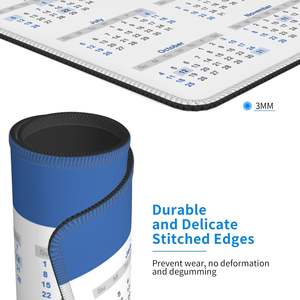 Tappetini per <span class=keywords><strong>mouse</strong></span> in gomma impermeabili e antiscivolo personalizzati all'ingrosso per calendari <span class=keywords><strong>2026</strong></span> - Product Image 5