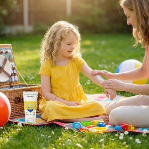 Crème solaire minérale SPF50 personnalisée en gros, formule propre à l'oxyde de zinc, <span class=keywords><strong>pour</strong></span> peaux sensibles, large spectre, <span class=keywords><strong>pour</strong></span> bébés et adultes - Product Image 2