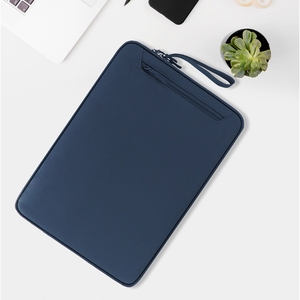 Funda protectora nueva de piel sintética para portátil, estuche personalizado para portátil con cordón y bolsillo para almacenamiento. - Product Image 6