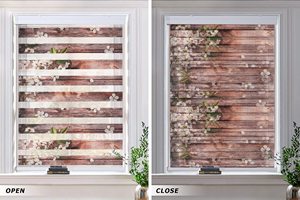 Chất lượng cao hai lớp Zebra Rèm cho Windows Polyester Vải cửa sổ Shades - Product Image 2