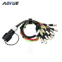 Câbles multipaires audio professionnels Neutrik XLR 12 canaux 1,5M-12MXLR-VFS pour distribution et répartition de signal