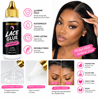 Colle pour perruques Lace Front personnalisée sous marque privée, résistante à l'eau, forte tenue pour usage domestique, produits d'entretien des perruques, OEM ODM MOQ, logo personnalisé