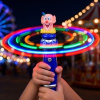 Baguette Lumineuse Clignotante Clown avec Balles LED Colorées – Jouet Lumineux pour Fête, Événement, Cadeau, Nouveauté, Vente en Gros