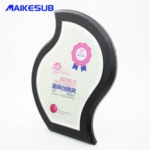 Plaque marron de sublimation de haute qualité conçue en verre et <span class=keywords><strong>cadre</strong></span> en bois de presse à chaud <span class=keywords><strong>pour</strong></span> médaille d'honneur excellente plaque en bois - Product Image 3