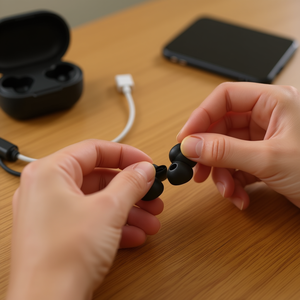 Embouts de remplacement en silicone noir Sanda SUNING pour écouteurs intra-auriculaires, fabriqués en Chine - Product Image 2