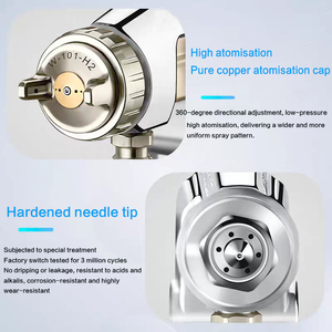 Pistolet à Air automatisé professionnel WA-101 en acier inoxydable haute performance polyvalent pour la pulvérisation par lots automatisée - Product Image 3