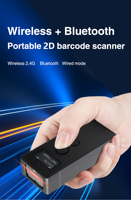 Escáner de Códigos de Barras Portátil BX20 1D 2D QR BT, Mini Lector de Códigos de Barras 2D, Escáner de Códigos QR para IOS y Android, Inventario de Almacén