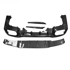 Pare-chocs de voiture adapté à <span class=keywords><strong>Mercedes</strong></span>-Benz W118 CLA35 <span class=keywords><strong>AMG</strong></span>/CLA45S Modifié en fibre de carbone sèche Becquet arrière Spoiler arrière Petit kit carrosserie - Product Image 1