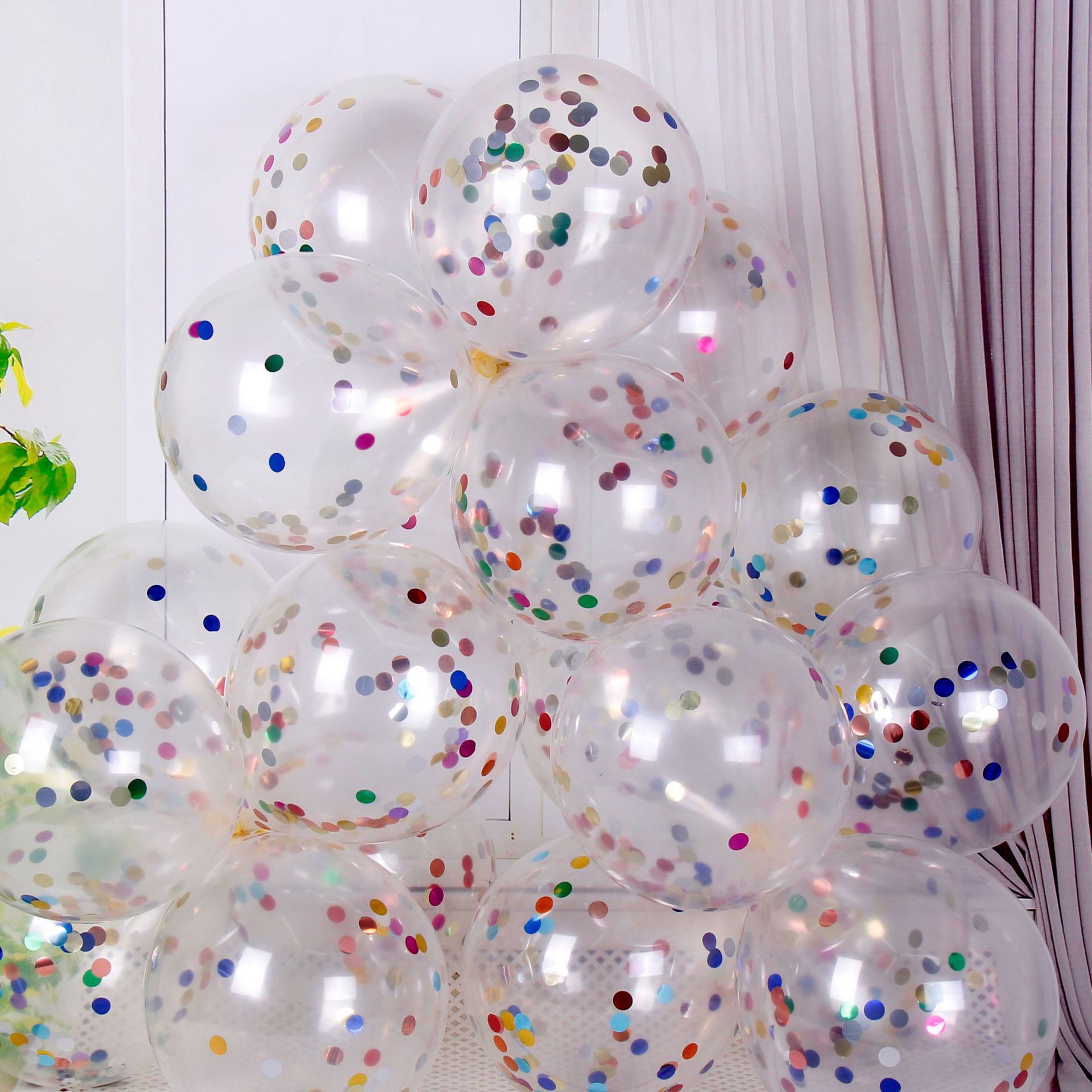 Mezcla de globo de lentejuelas de 12 pulgadas