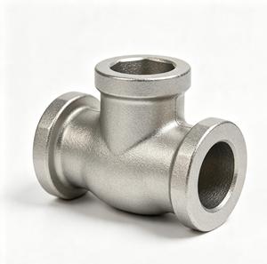 ข้อต่อท่อสแตนเลสแบบ CNC พร้อมฐานหน้าแปลน บริการหล่อแบบกำหนดเอง - Product Image 5