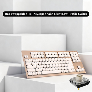 Factory OEM Stock 102 Keys Wireless Mechanical Keyboard Hot Swappable Programmable Gaming Keyboard for Computer Laptop - Product Image 2