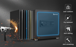 Chất lượng cao bền khách sạn An ninh thông minh kỹ thuật số an toàn lạnh Thép cán nguội điện tử an toàn cho lưu trữ cho khách sạn - Product Image 6