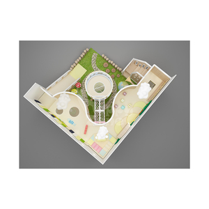 Aire de jeux intérieure en bois pour tout-petits, crèche, maison de jeu de haute qualité, espace de jeux souple pour enfants, certifiée ASTM, capacité 50 enfants, idéale pour les fêtes - Product Image 5