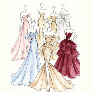 Robe longue sans manches sur mesure pour femme, robe élégante, robe de soirée formelle, fournisseur de marque privée - Product Image 1