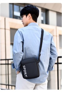 Bulk Order Multi Pocket All-match Oxford Messenger <b>Bag</b> Compact Portable Shoulder <b>Bag</b> For Men School <b>Work</b> Outdoor Sports - Product Image 6
