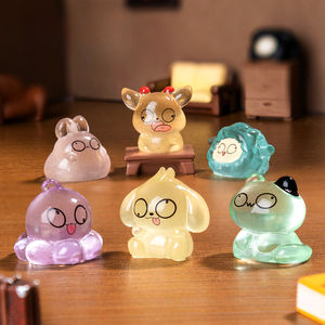 Petite poupée d'animal amusante et lumineuse de dessin animé, petite décoration de maison pour bébé - Product Image 3