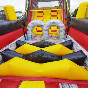 Pista de obstáculos inflable gigante con grafitis para adultos, castillo inflable, casa de brinco para fiestas, tobogán combinado, castillo hinchable, brincolín. - Product Image 6