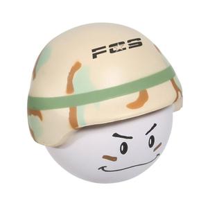 Balles anti-stress personnalisées en forme de casquette militaire, avec logo promotionnel, en TPR souple, cadeau militaire amusant, nouveauté de bureau - Product Image 2