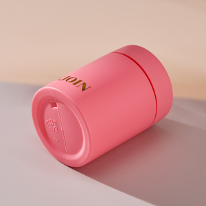 Pot en plastique de qualité supérieure avec finition mate et couvercle de sécurité pour enfants, pour gélules de collagène, compléments beauté, impression de logo personnalisée en HDPE - Product Image 2