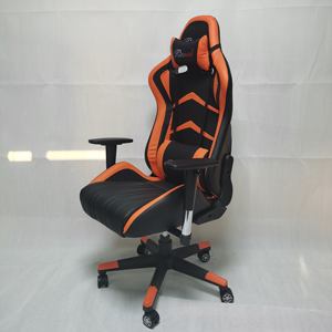 Livraison Gratuite DDP Chaise <span class=keywords><strong>Gamer</strong></span> Confortable Pivotante 2D en Cuir PU Bleue avec Accoudoirs en Acier pour PC Gaming - Product Image 3