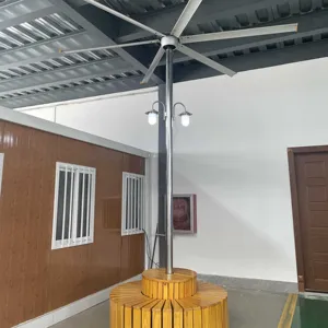 20FT 6.1M 1.5KW Airpole للماء HVLS مروحة بقاعدة