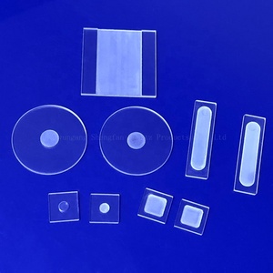 Yüksek ışık geçirgenliği laboratuvar aletleri oluklu kuvars cam levhalar fabrika doğrudan satış - Product Image 1