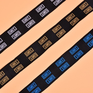 Hat Lace Black Clothing Ribbon Curtain <b>Webbing</b> Trademark Design, Computer Jacquard <b>Webbing</b> - Product Image 4