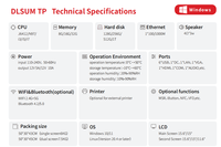 Sistema POS con Pantalla Táctil Capacitiva Multipunto DLSUM, Windows 10, Intel Core I3/i5/i7, WIFI, Bluetooth, Base Clásica de Plástico, OEM/ODM
