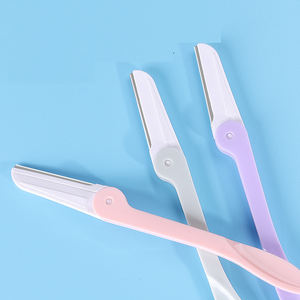 3pcsWomen Tondeuse à sourcils Rasoir Lame en acier inoxydable Hommes Rasage Épilateur Manuel Rasoir à sourcils Pliant <span class=keywords><strong>Prix</strong></span> de gros - Product Image 5