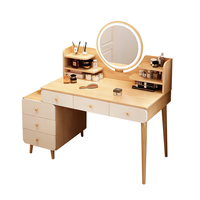Miroirs de maquillage LED multifonctionnels, modernes, personnalisables, à luminosité réglable