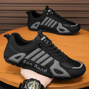 Men's Winter Work Safety <b>Shoes</b>-Fall 2025 New Style-<b>Waterproof</b> Slip-On Anti-Slip-Fitness Running Casual Wear Black - Product Image 6
