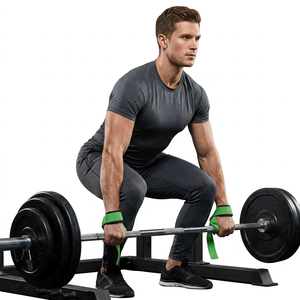 Sangles de gymnastique en néoprène de qualité supérieure pour l'haltérophilie Power Lifting antidérapant respirant soutien du poignet équipement d'entraînement sécurité - Product Image 1
