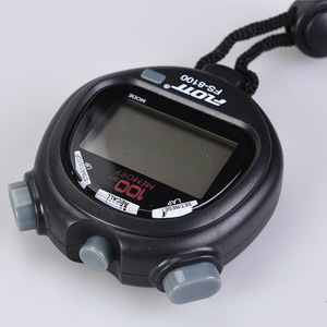 Bộ nhớ 100 kỹ thuật số Đồng hồ bấm giờ ba hàng dừng xem với chuỗi thể thao dừng hẹn giờ chạy bơi ngoài trời đào tạo đồng hồ bấm giờ - Product Image 4